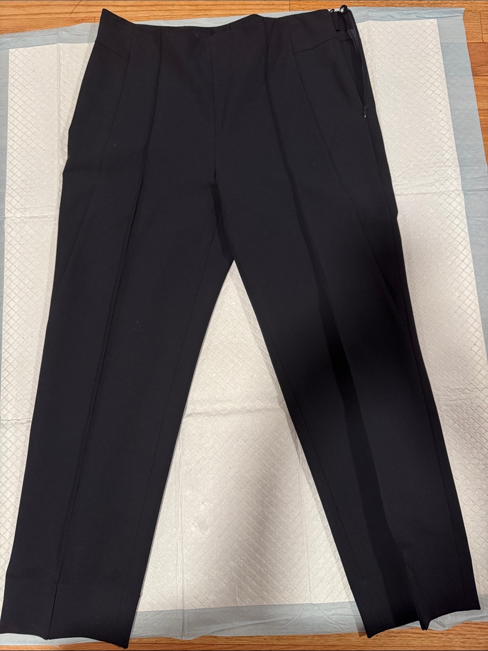 Escada Black Tailored Front-Pleat Women's Dress Pants
